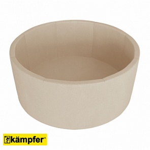 Детский сухой бассейн Kampfer - Pretty Bubble, цвет бежевый, без шариков (Kampfer, Pretty Bubble_Бежевый без шариков)